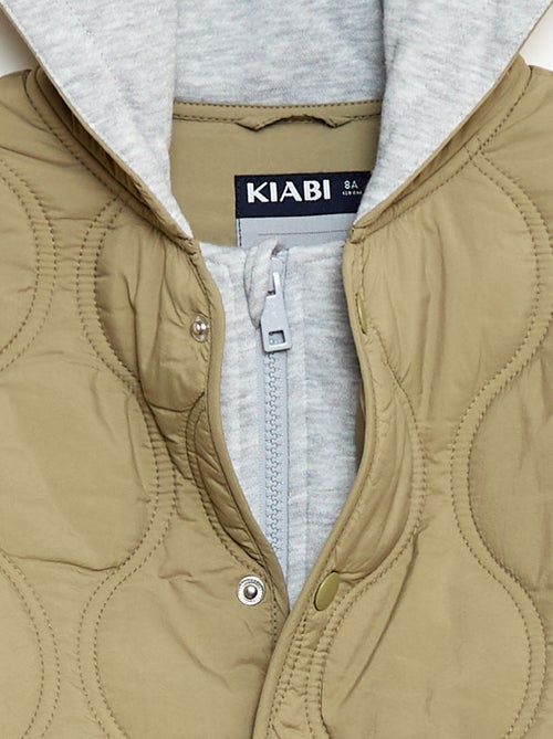 Blouson à capuche matelassé - Kiabi