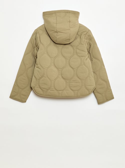 Blouson à capuche matelassé - Kiabi