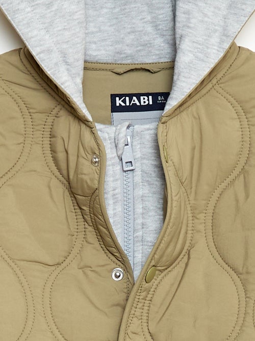 Blouson à capuche matelassé - Kiabi