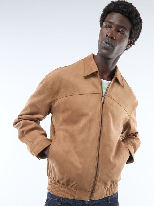 Blouson aus Wildlederimitat - Kiabi