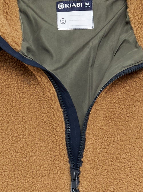 Blouson aus zwei Materialien - Kiabi