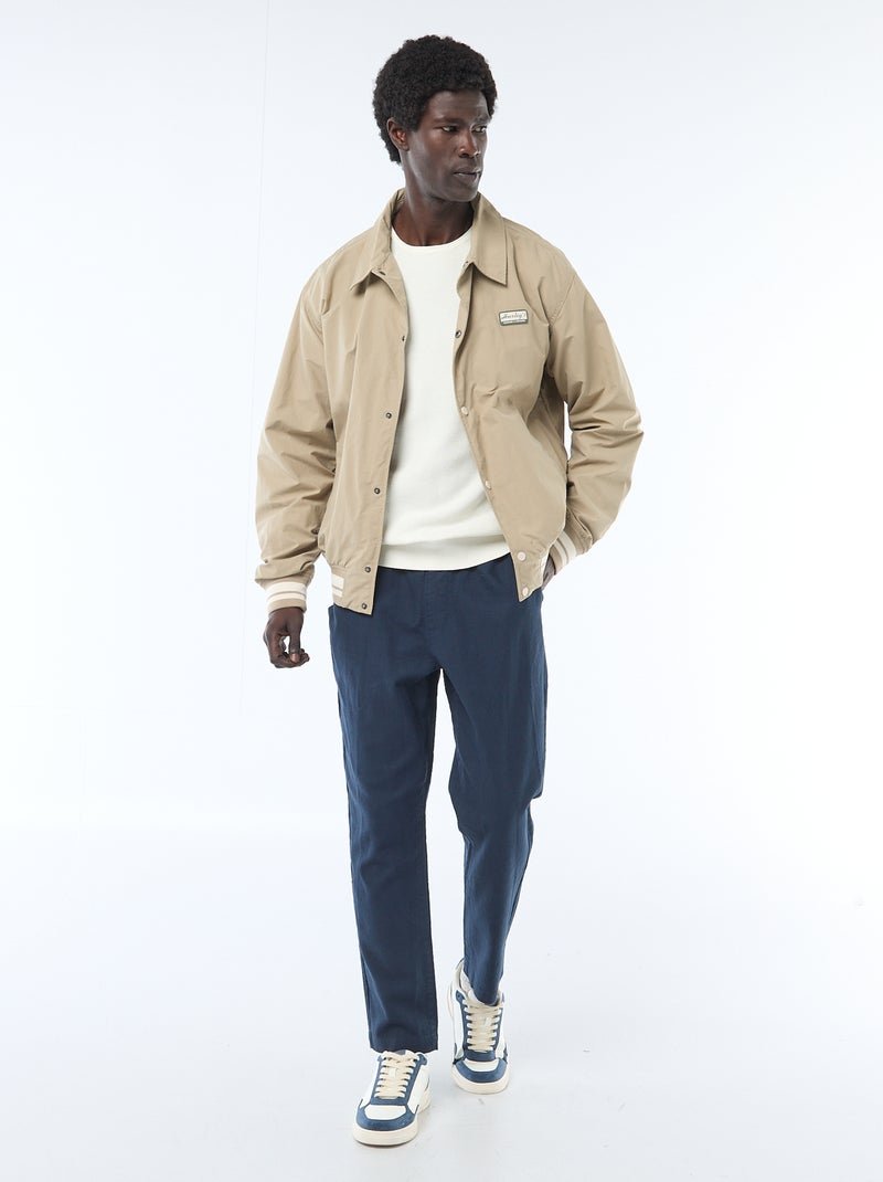 Blouson aviateur Beige - Kiabi