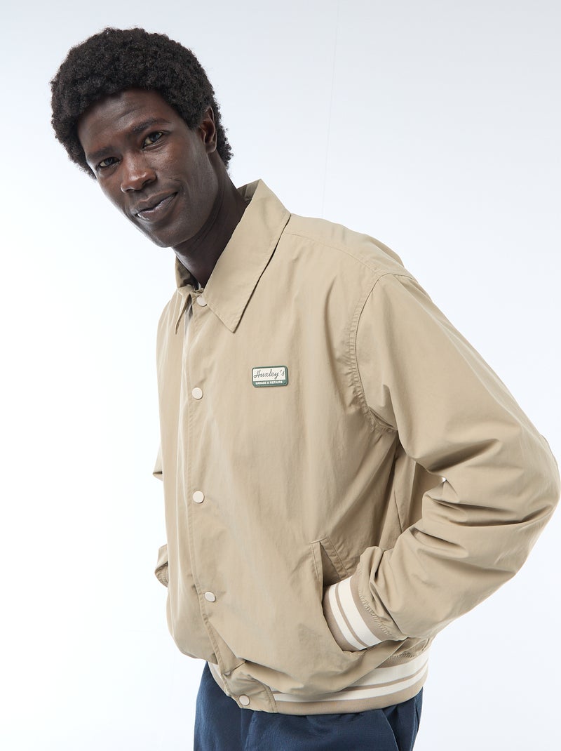 Blouson aviateur Beige - Kiabi