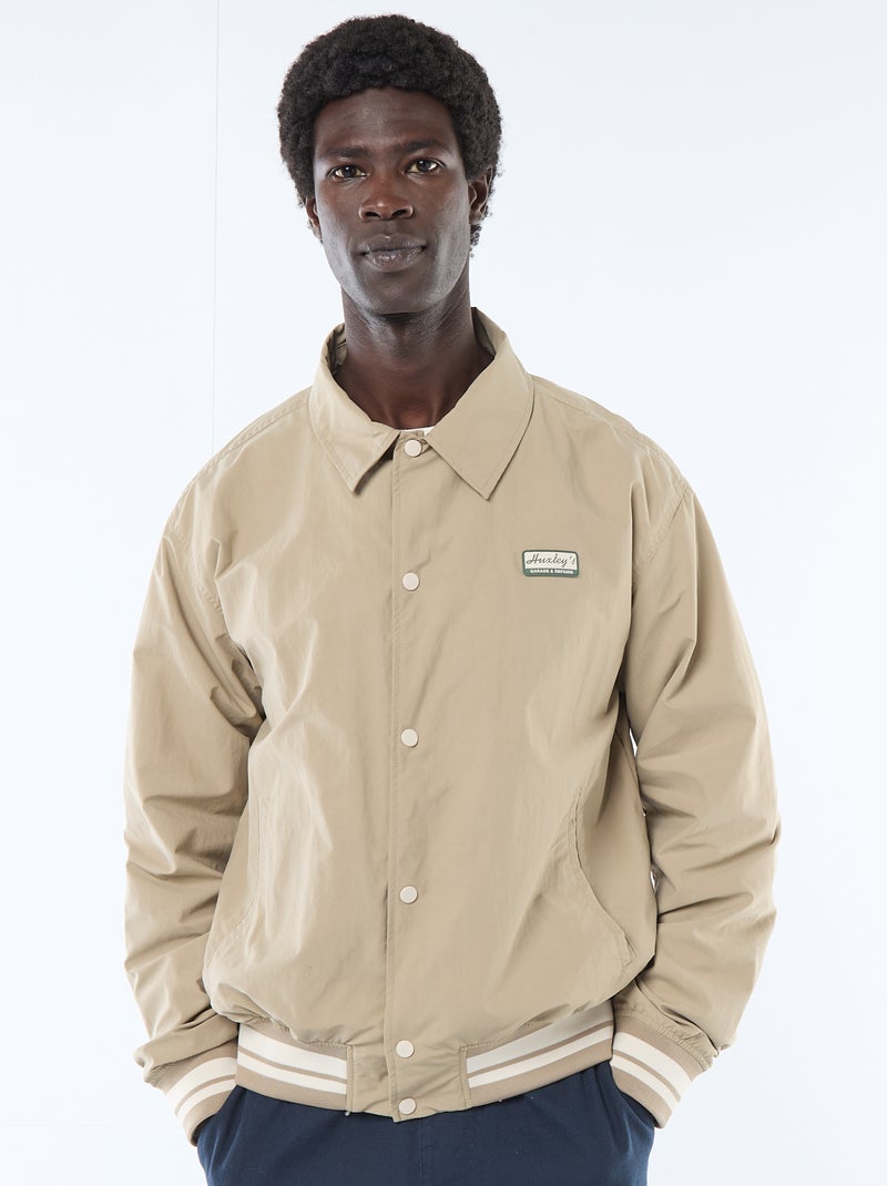 Blouson aviateur Beige - Kiabi