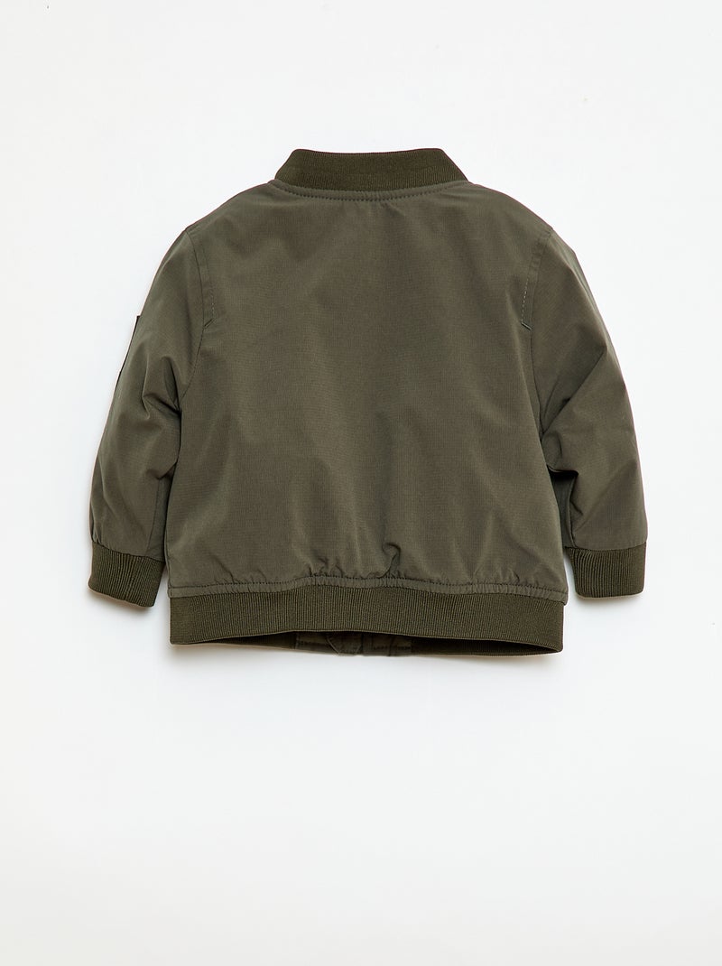 Blouson aviateur Kaki - Kiabi