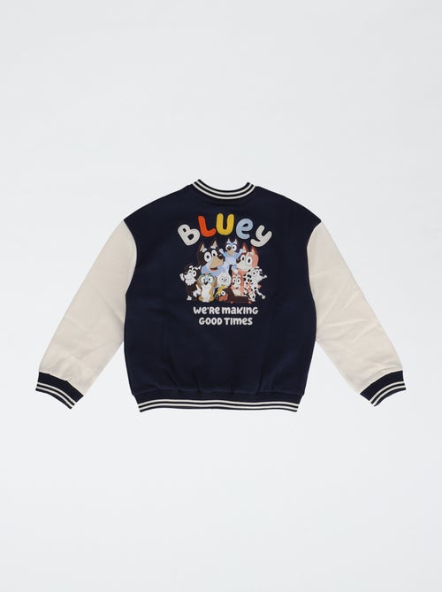 Blouson brodé 'Bluey' en molleton et coton - Kiabi
