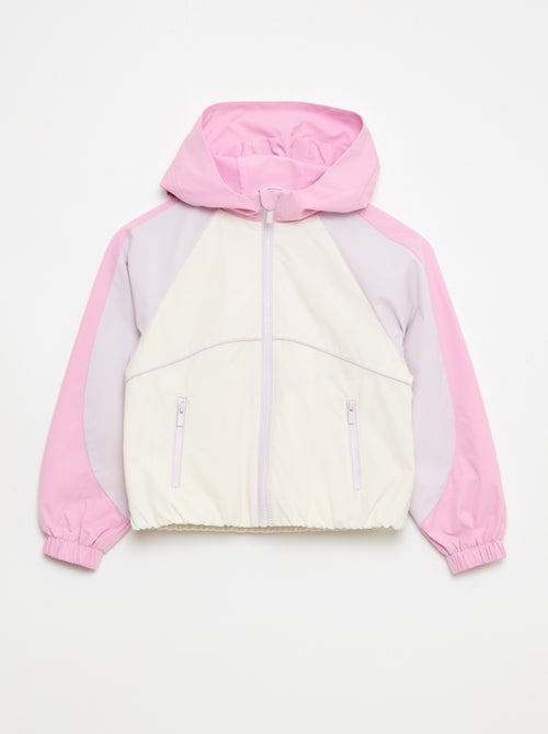 Blouson coupe-vent à capuche - Kiabi