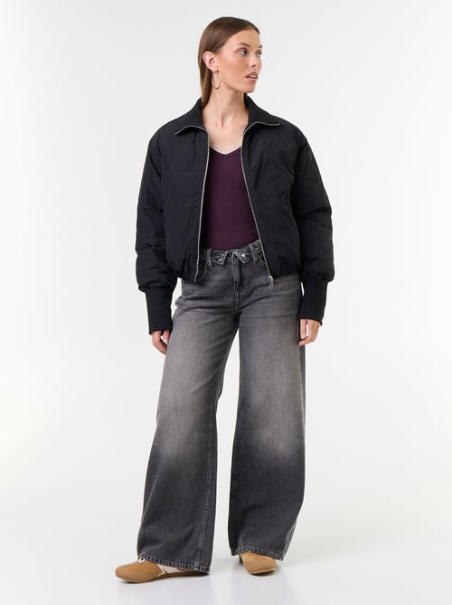 Blouson court forme boule - Kiabi
