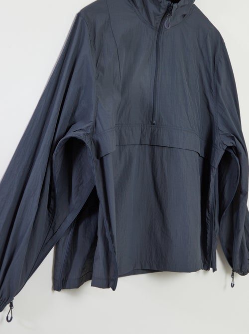 Blouson de pluie à capuche - collection facile à enfiler - Kiabi