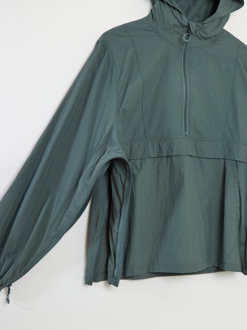 Blouson de pluie à capuche - collection facile à enfiler - Kiabi