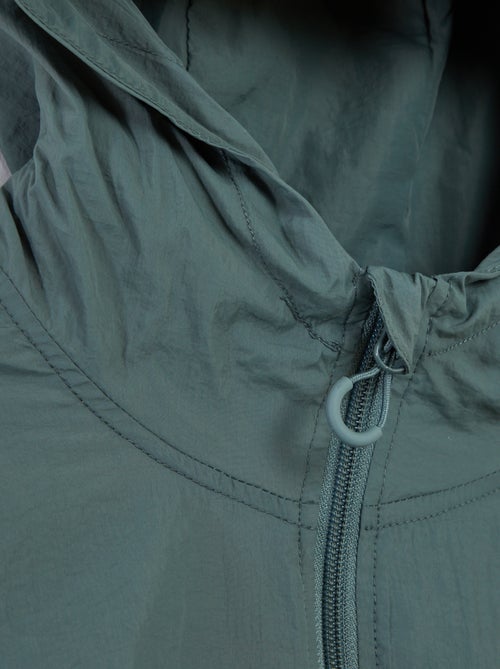 Blouson de pluie à capuche - collection facile à enfiler - Kiabi