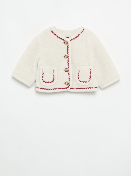 Blouson effet moutonné - Kiabi