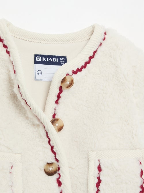 Blouson effet moutonné - Kiabi