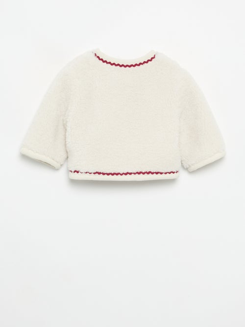 Blouson effet moutonné - Kiabi