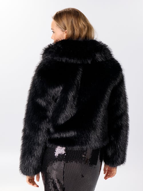 Blouson en fausse fourrure - Kiabi
