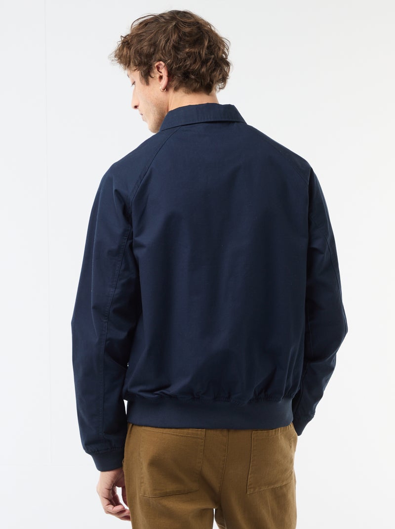 Blouson en twill Bleu - Kiabi