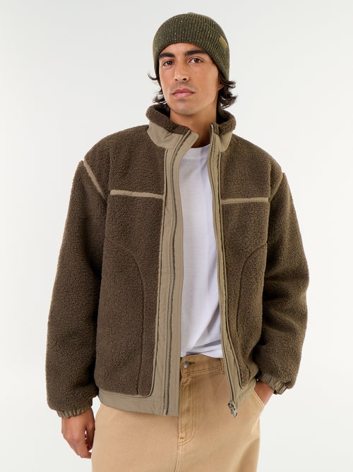 Blouson in Lammfell-Optik - Kiabi