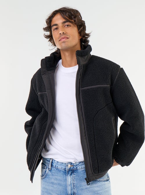 Blouson in Lammfell-Optik - Kiabi