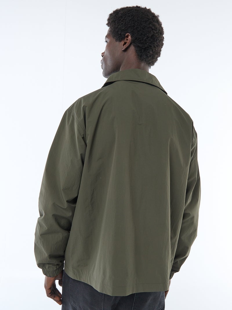 Blouson léger aviateur Kaki - Kiabi