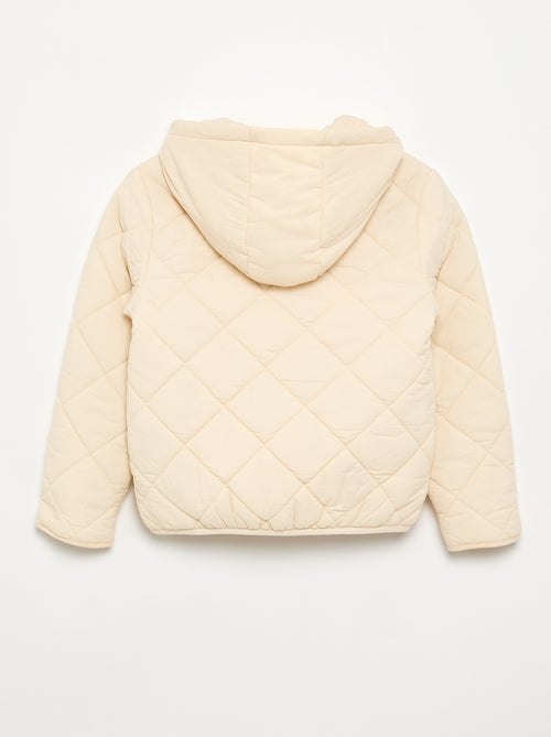 Blouson matelassé à capuche - Kiabi