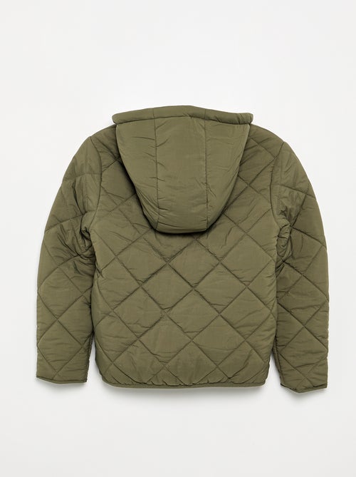 Blouson matelassé à capuche - Kiabi Blouson matelassé à capuche - Kiabi