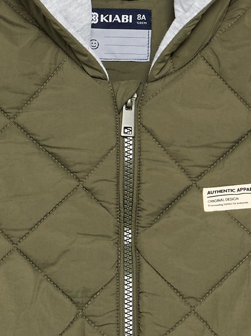 Blouson matelassé à capuche - Kiabi Blouson matelassé à capuche - Kiabi
