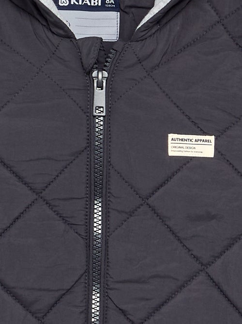 Blouson matelassé à capuche - Kiabi Blouson matelassé à capuche - Kiabi