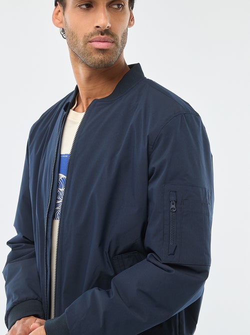 Blouson style aviateur avec poche zippée sur la manche - Kiabi