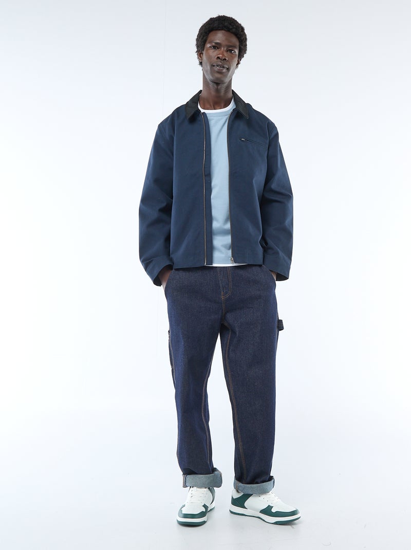 Blouson style workwear Bleu - Kiabi