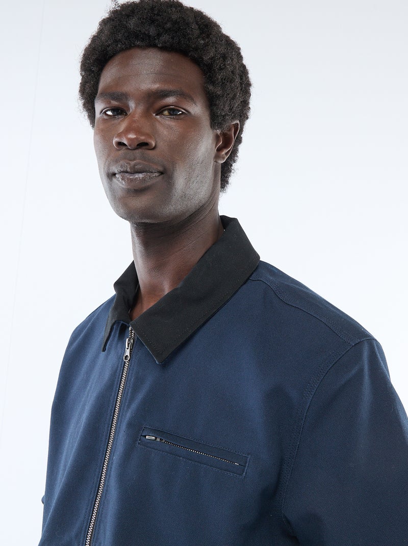 Blouson style workwear Bleu - Kiabi