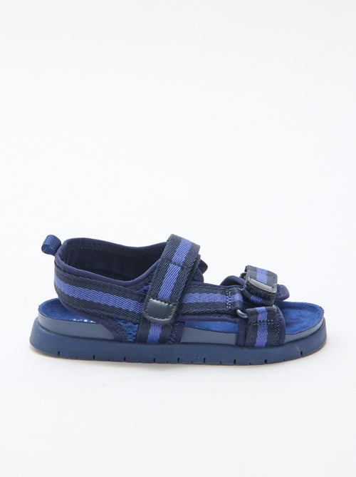 Blue Hook-and-Loop Sandals - Kiabi
