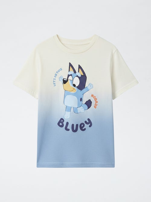 Bluey' Gradient-Style Printed Cotton T-Shirt - Kiabi