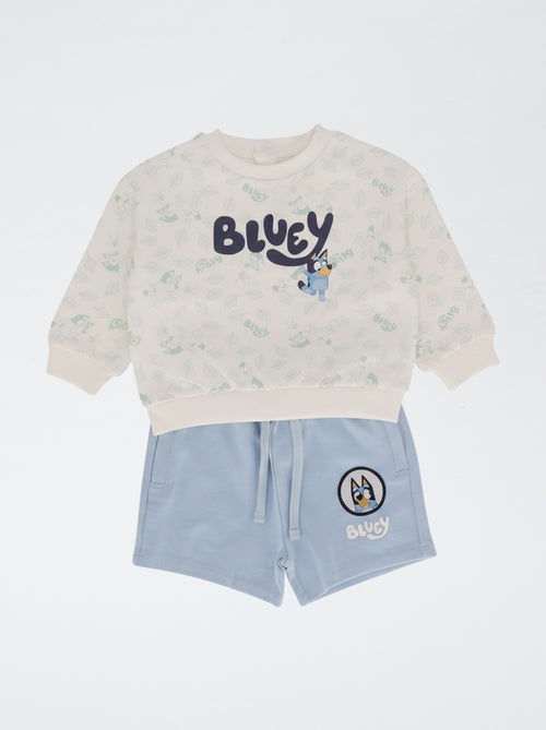 Bluey Sweatshirt + Shorts 2-Piece Set - Kiabi