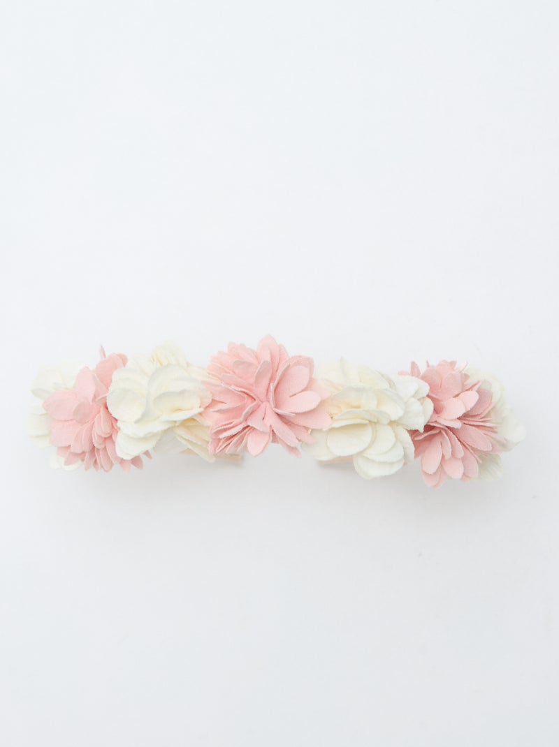 Blumen-Haarreif Rosa - Kiabi