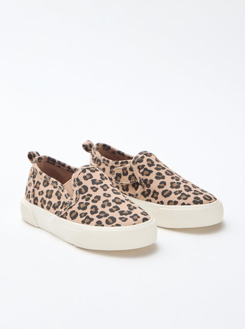 Blumen-Slip-on-Sneakers - Kiabi
