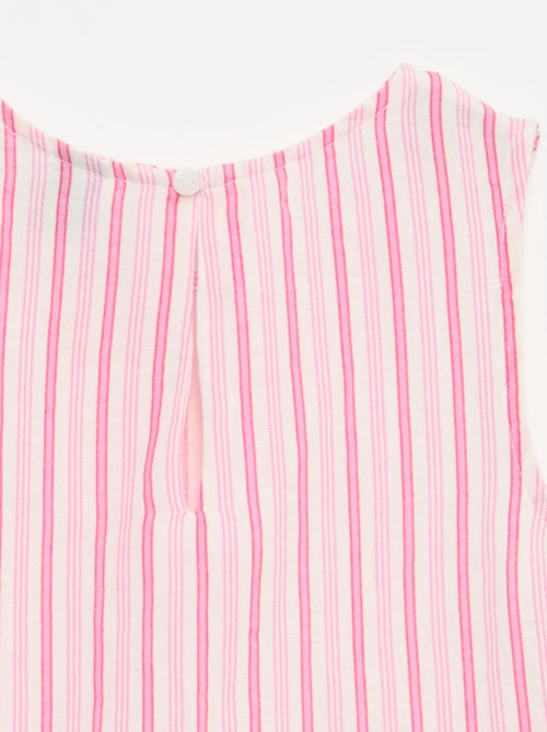 Blusa a righe con fiocchi fantasia - Kiabi