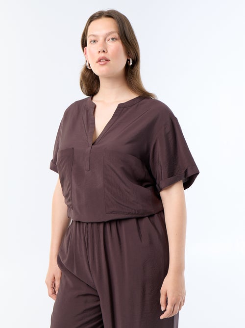 Blusa caftano in viscosa fluida - Kiabi Blusa caftano in viscosa fluida - Kiabi