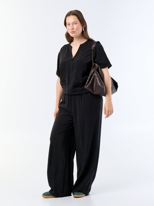 Blusa caftano in viscosa fluida - Kiabi Blusa caftano in viscosa fluida - Kiabi