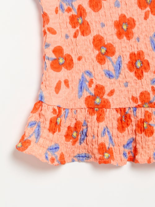Blusa goffrata senza maniche - Kiabi