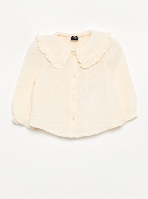 Blusa in garza di cotone - Kiabi