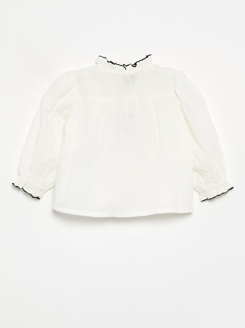 Bluse aus Dobby - Kiabi