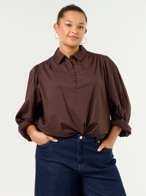 Bluse mit Ballonärmeln - Kiabi
