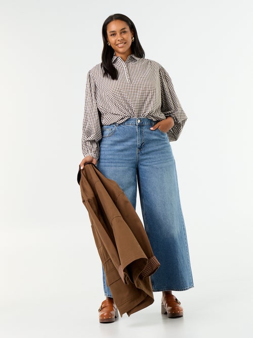 Bluse mit Ballonärmeln - Kiabi