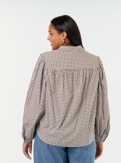 Bluse mit Ballonärmeln - Kiabi