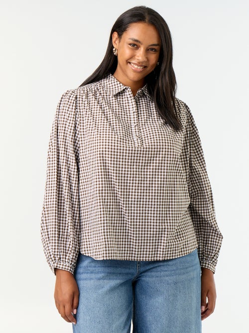 Bluse mit Ballonärmeln - Kiabi