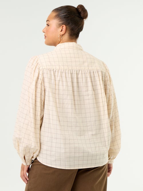 Bluse mit Ballonärmeln - Kiabi