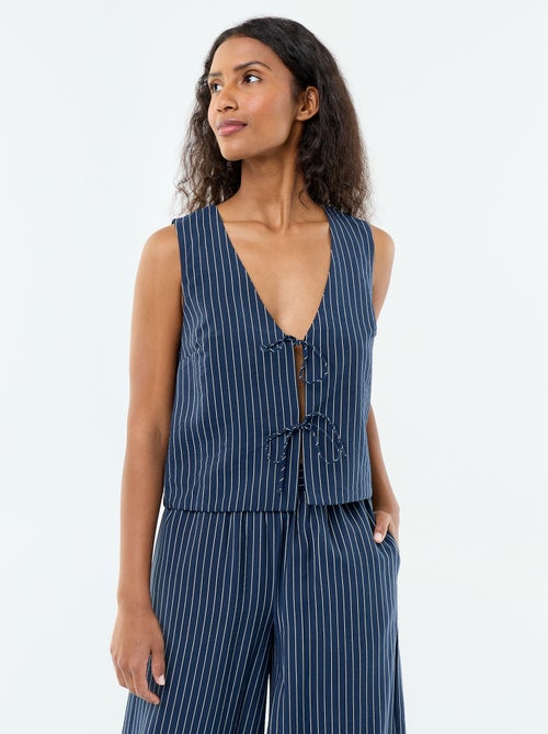Bluse mit Schleifen - Kiabi