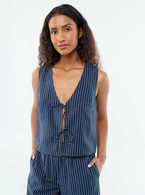 Bluse mit Schleifen - Kiabi