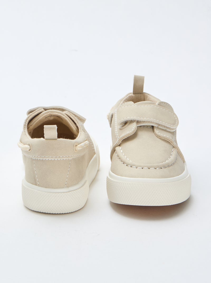 Boat shoes Beige - Kiabi