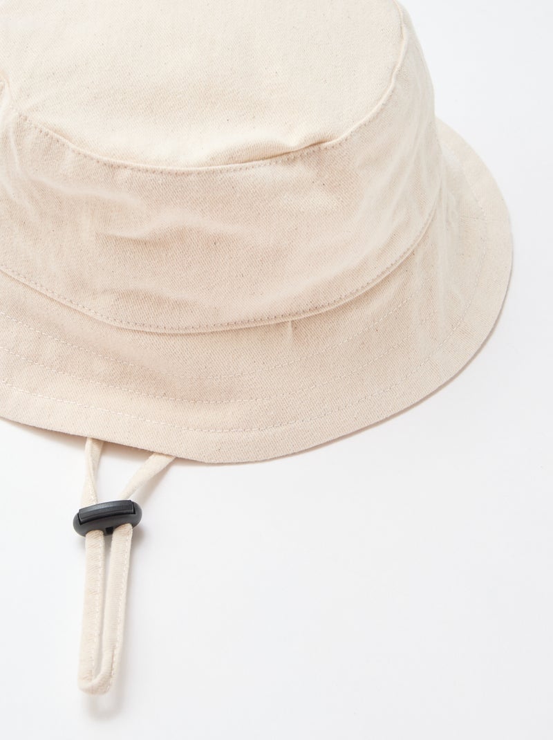 Bob avec lien de serrage Blanc - Kiabi